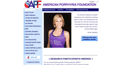 Desktop Screenshot of porphyriafoundation.com